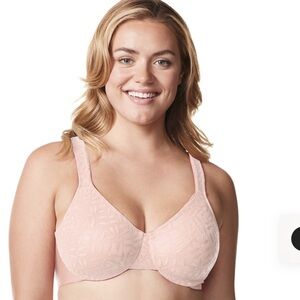 NWT Olga Sheer Leaves Minimizer Bra size 38C